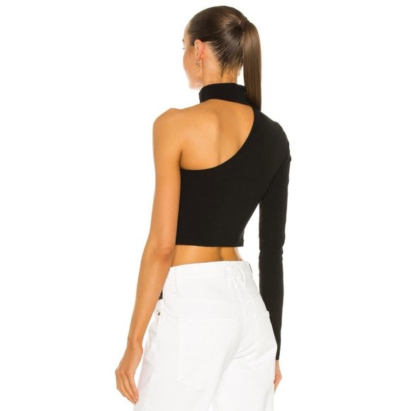 NWT Revolve Cotton Citizen The Brisbane Cutout Turtleneck Top, Black, Size Small - Picture 4 of 7